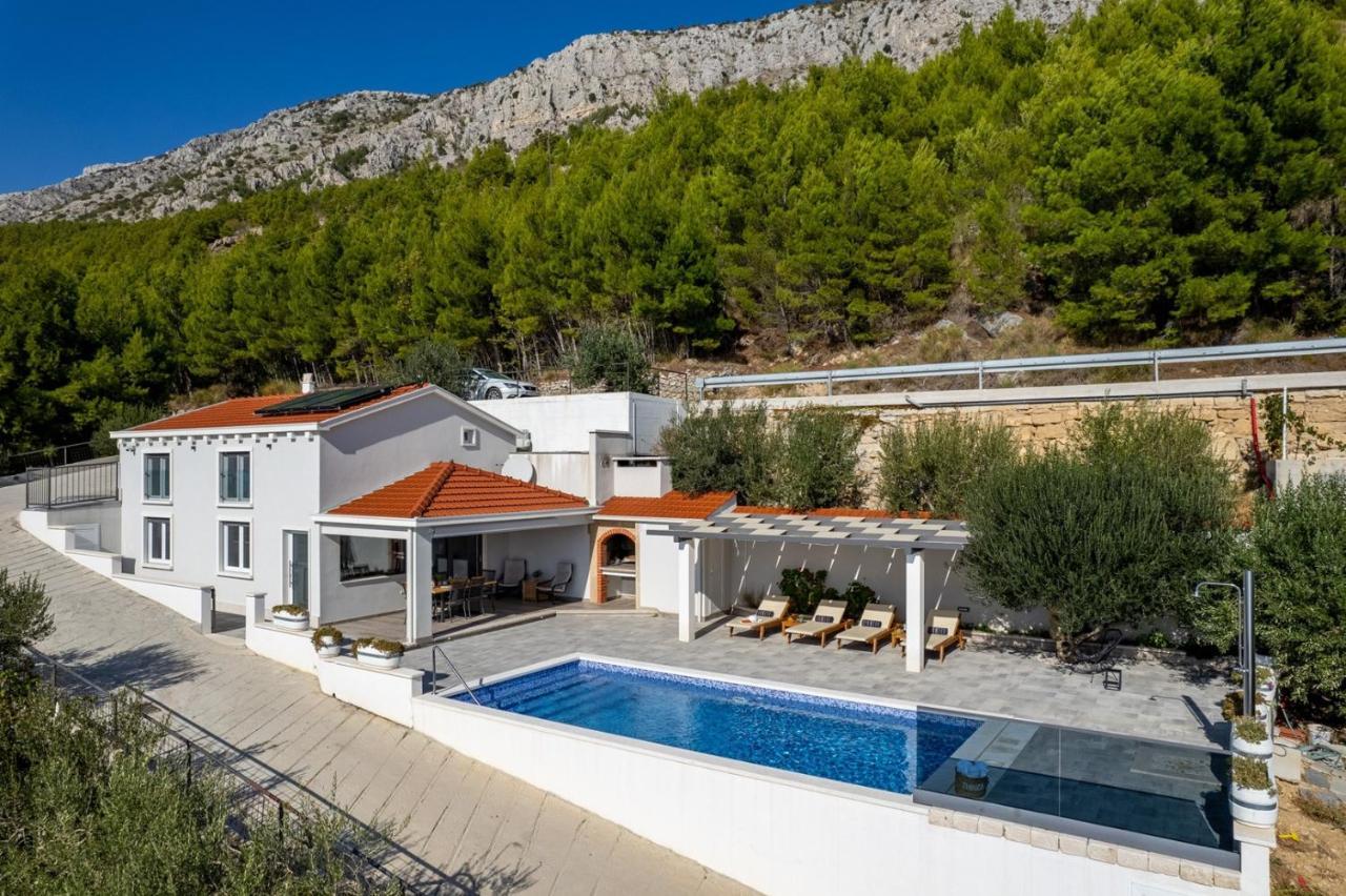 Villa Dream With Private Pool, 2 Bedrooms With En-Suite Bathrooms, Sea View Omis Luaran gambar