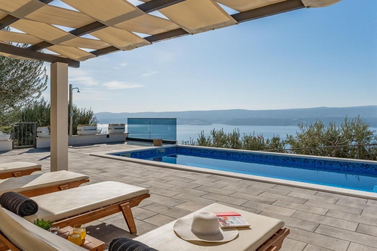 Villa Dream With Private Pool, 2 Bedrooms With En-Suite Bathrooms, Sea View Omis Luaran gambar